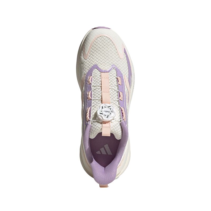 adidas Lightdart Удобные Универсальные Модные Противоскользящие Износостойкие С Амортизацией Дышащие Кроссовки с Низким Верхом Детские Кроссовки Фиолетовый Розовый KJ3966