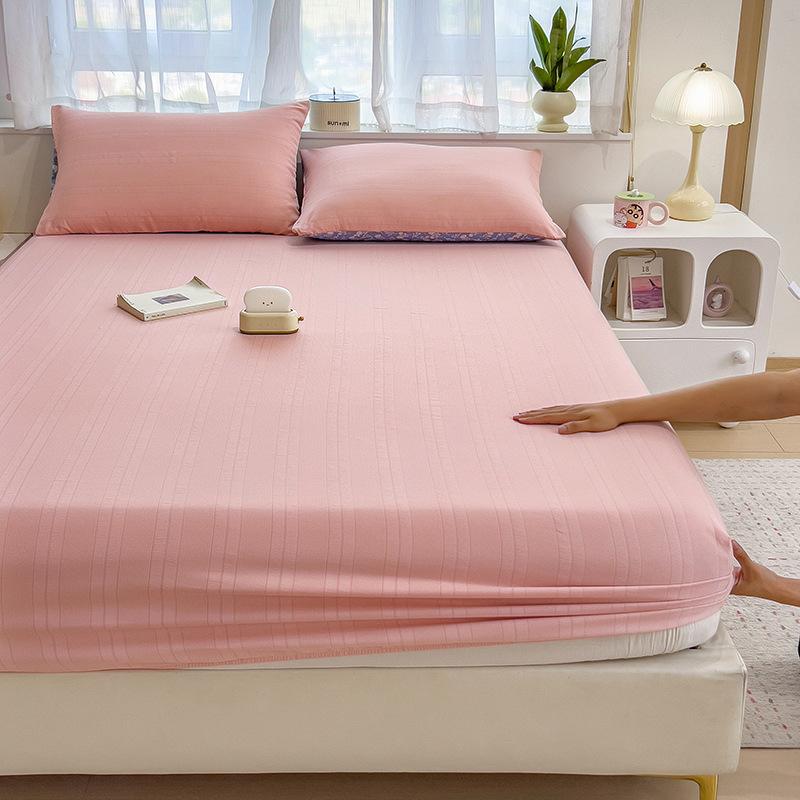 Новый двухслойный марлевый наматрасник-простыня, цельный, для односпальной кровати, для общежития, всесторонний, нескользящий, не сбивающийся