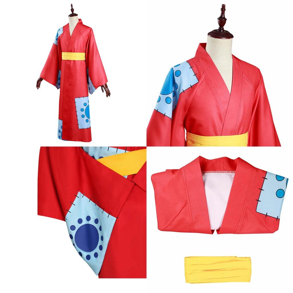 Косплей костюм One Piece Страна Вано для фанатов Монки Д. Луффи