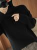 Womens Turtleneck Oversized Sweater Batwing Chunky Pullover Sweater Casual Fall Loose Knit Jumper Top