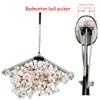 Foldable Telescopic Badminton Ball Picker Handheld Badminton Collector Badminton Training Equipment Ball Sweeper