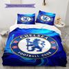 Chelsea F Pattern Bedding,Quilt Set Quilt Cover Pillowcase Home Birthday Gift(1 * duvet cover + 2 * pillowcase, without core)