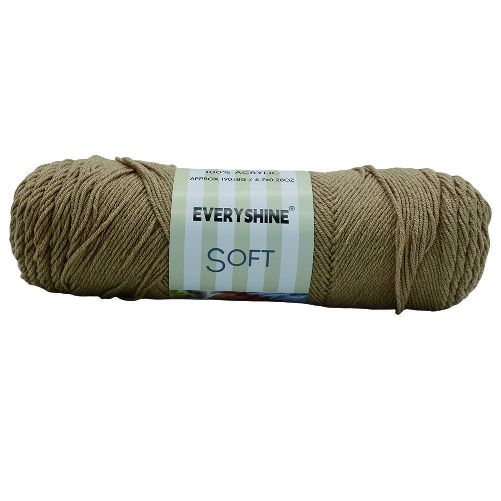 2 моточка акриловой пряжи (190 г/6,7 унций, 380 м/416 ярдов) – Многоцветная камвольная пряжа для вязания спицами и крючком – Мягкое молочное волокно для амигуруми,