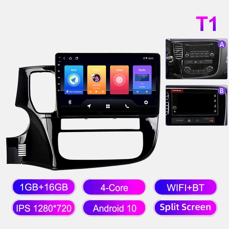 Android Car Radio For Mitsubishi Outlander 3 2012-2019 Multimedia Player Head Unit Stereo GPS Navigation BT WIFI 1+16GB