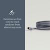 Ground Rod with 40ft Ground Wire – Durable Silver Rod for Earthing, Grounding Mats, and Outdoor Use