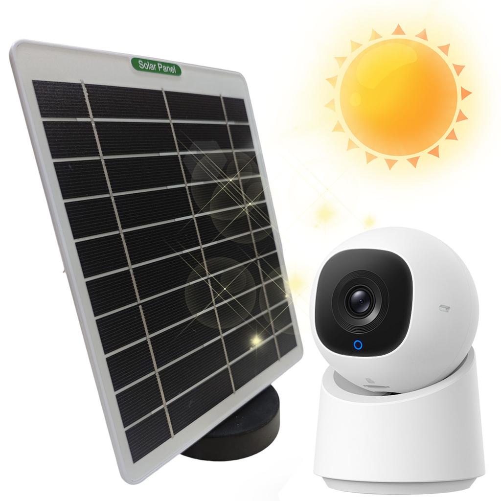 Солнечная панель 5 Вт, 5 В, зарядное устройство 360° Регулируемое настенное крепление Солнечная панель-зарядное устройство для камеры Arlo Pro 5S/Pro 4/Pro 3/Ultra/Ultra 2