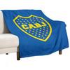 Плед Boca Juniors CABJ Мягкий Плюшевый Для Дивана Кровати Пледы Клетчатый Дизайн Теплый Уютный Домашний Декор