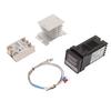 Digital PID Thermostat Set Thermocouple Heat Sink Relay Temperature Controller Set with Bracket for Farm Chicken House