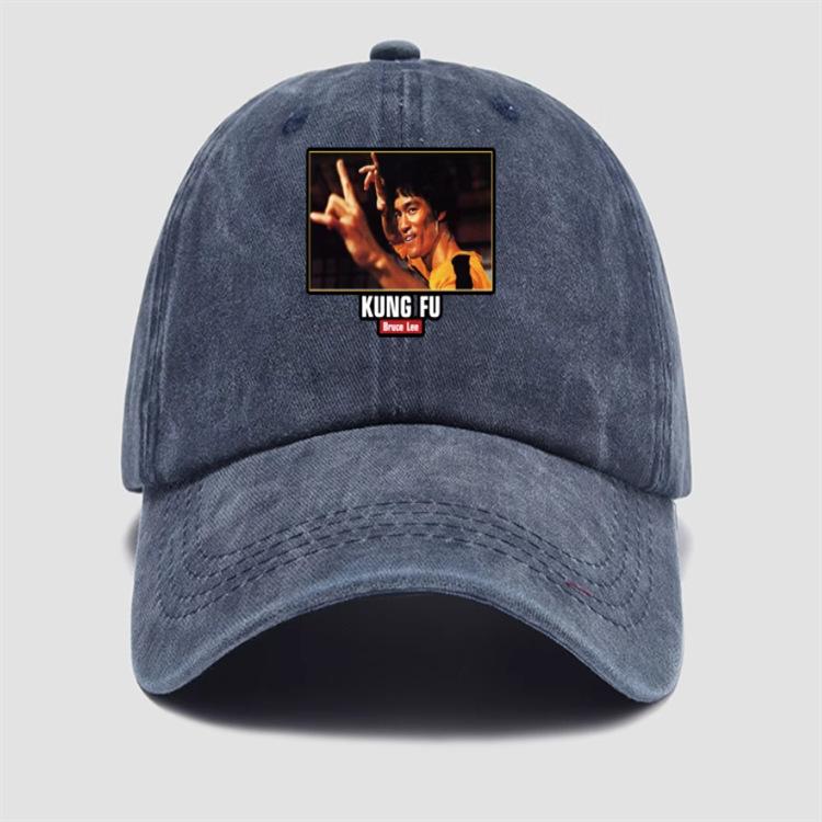 Washed and old printed baseball caps for men and women, new peaked caps, sun caps, outdoor sun protection, leisure sports caps