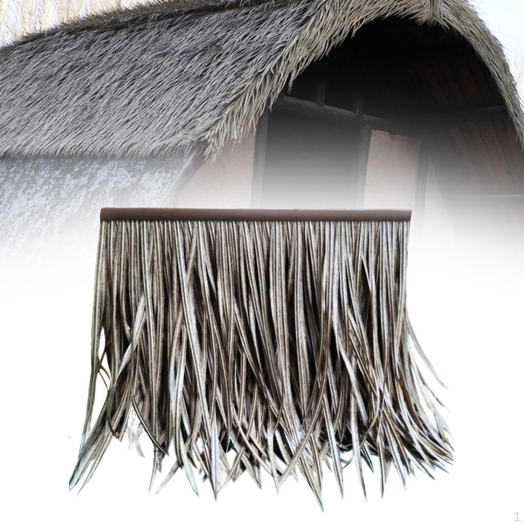 20x20inch Artificial Grass Roof Thatch Bar Hut for Outdoor Themed Roofs Accessories Patio
