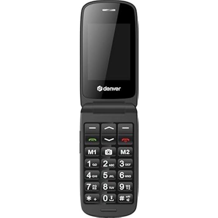 Мобильный телефон - DENVER - Handy BAS-24600L - 4G - Кнопка SOS - FM-радио - Две SIM-карты