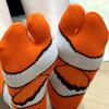 Funny Socks Split Toe Socks Funny Gifts Autumn And Winter Middle Tube Boneless Seam Head Socks New Year Gift Christmas Gift