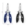 Stainless Steel Blade TPR Handle Mini Fishing Pliers Outdoor Camping Fish Tongs PE Line Scissors Road Clamp for Fishing