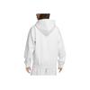 Nike Logo Zip-Up Hoodie Solid Color Jacket Men jackets White DR0404-051
