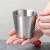 Drinkware Stainless Steel Double Cup Durable Thicked Tea Cup Sturdy Personalized Wine Mug Water