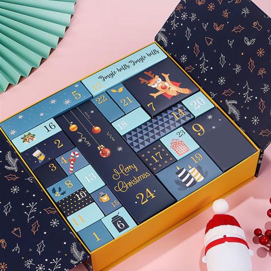 Yousheng Empty Advent Calendar 2024 Fillable DIY Christmas Countdown Box 24 Days Countdown Boxes Advent Calendar Gift for Friends Family