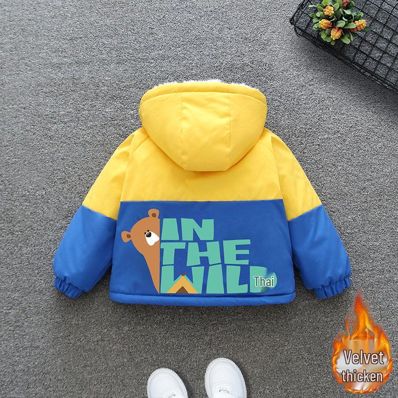 Детская зимняя парка 2025 года на флисовой подкладке: Детская теплая куртка с толстой хлопковой подкладкой