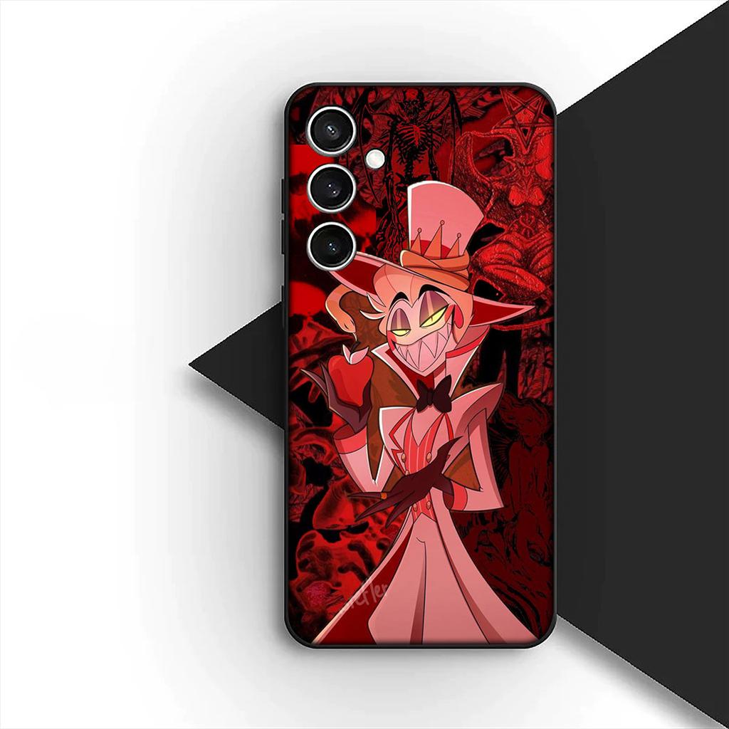 for Samsung Galaxy S10 S8 S9 Plus A33 A34 A31 70 A71 A72 Note 20 9 8 S10E Phone Case Alastor H-Hazbins Charile Hotels Angel Dust
