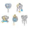 Genuine 925 Sterling Silver Blue Sea World Mermaid Heart Dolphin Collection Charms Love Pendant Fit for Charm Bracelet Beads