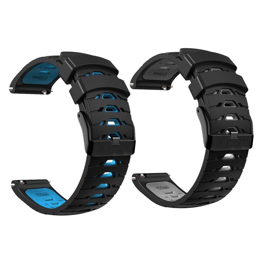 22mm Silicone Watchband Fashion Watch Band Universal Smart Watch Strap for C20 Pro
