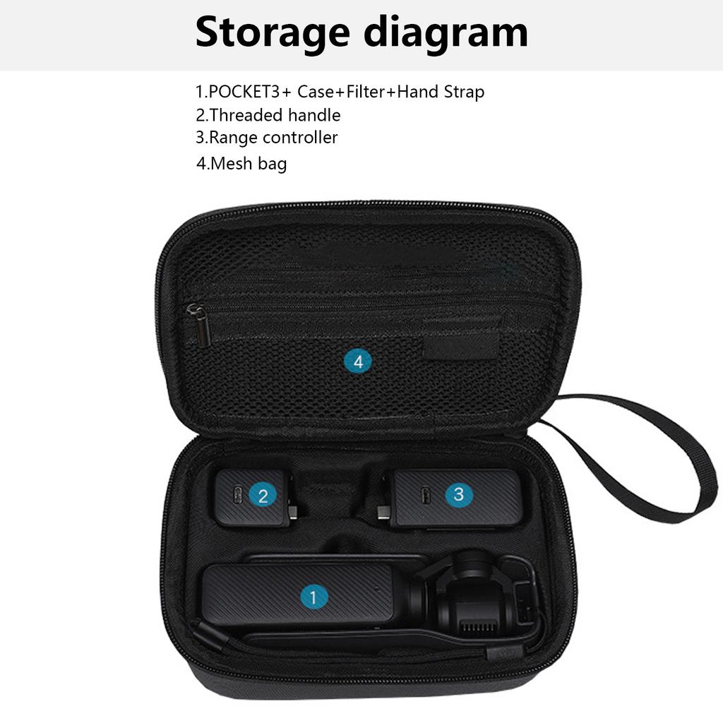 Стильная сумка для хранения камеры, чехлы для POCKET 3, чехол для полетной камеры, безопасная сумка, держит камеру в безопасности и организованный держатель