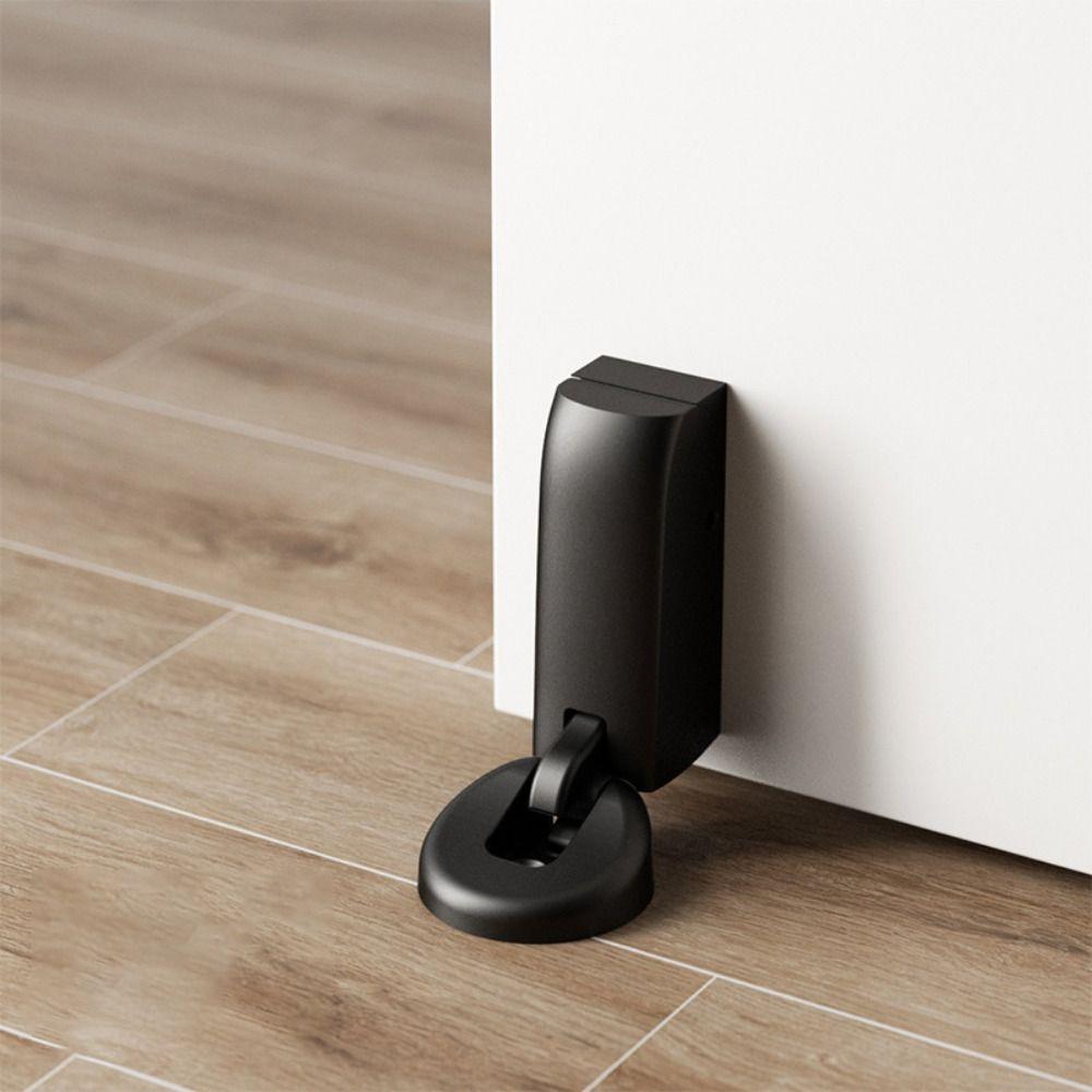 Metal Accessories Silent Door Stop Space Saving Wall Mount Stopper Bathroom