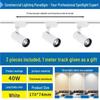 Прожектор COB LED Трековый светильник для коммерческих магазинов одежды, Сверхяркий накладной.