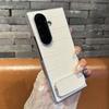 Luxury Crocodile Pattern Leather Case For For Samsung ZFold 7 6 5 4 3 5G Mirror Fold Satnd Holder Shockpoof Protection Bumper Cover