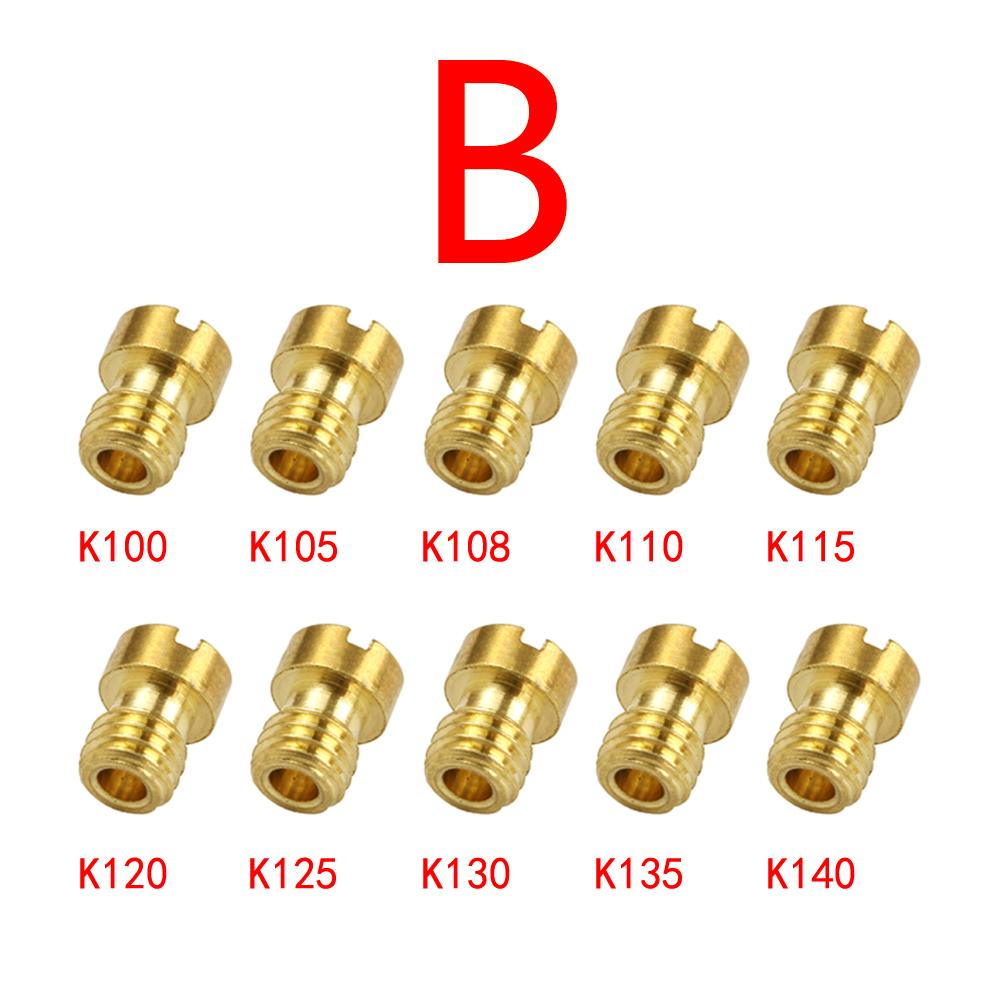 10pcs M5 Main Jet 5mm for Keihin OKO KOSO PWK Carburetor 125cc 150cc CVK PZ27 PZ30 152QMI 157QMJ Injector Scooter Parts