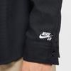 Nike SB Polo Style Solid Color Long Sleeve Multi Pocket Shirt Unisex Shirts Black White FV7346-010
