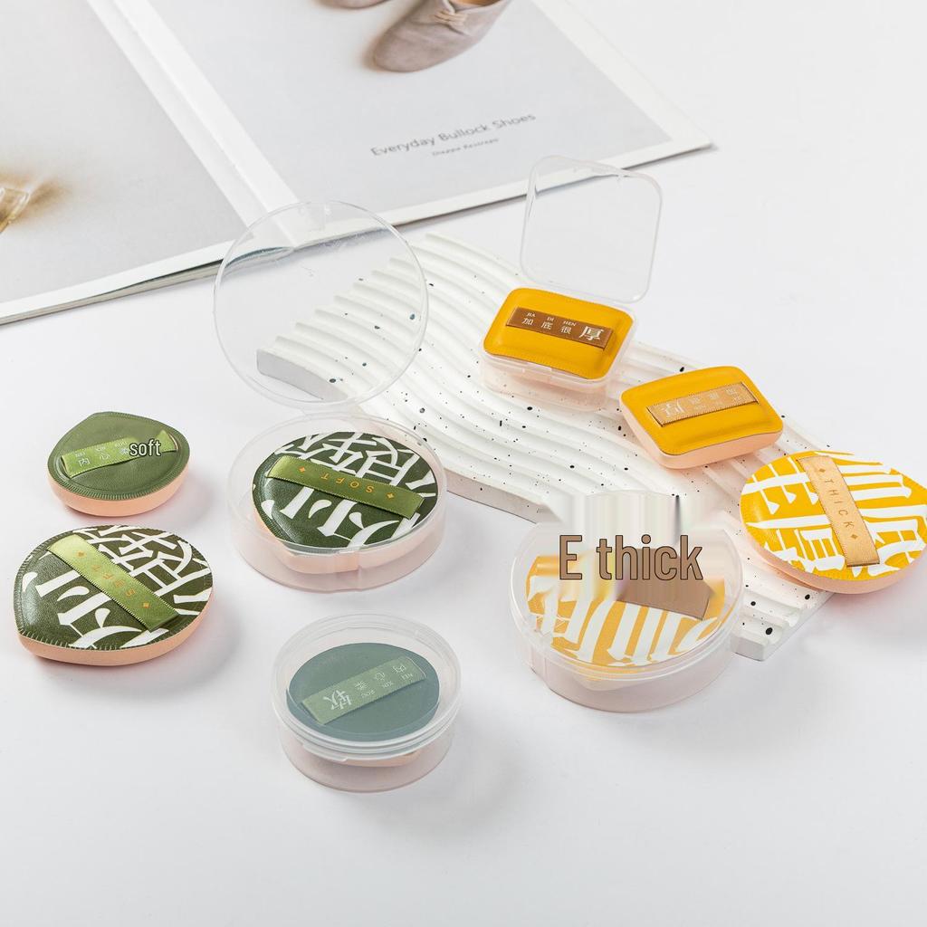 100% Хлопок Двусторонний Зефирный Спонж для Лица Консилер и Спонж для Нанесения Пудры