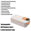 700ml/900ml Heating Lunch Box Water-free Electric Food Warmer for 700ml/900ml Lunch