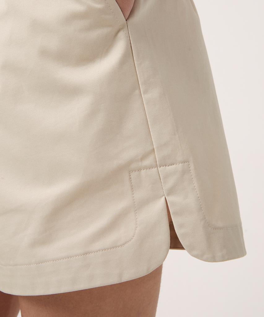 MOYORA Essential Cotton Shorts [Beige]