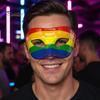 Прочная маска Mardi Gras из твердого пластика для мужчин и женщин, красочная радужная маскарадная маска с перьями, карнавальная, венецианская, для вечеринки, Хэллоуина, косплея