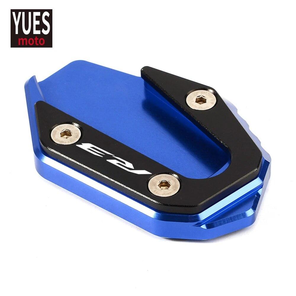 Аксессуары для мотоциклов CNC алюминиевая боковая подставка удлинитель подставки увеличитель пластина стойки для YAMAHA YZF R3 ABS 2015-
