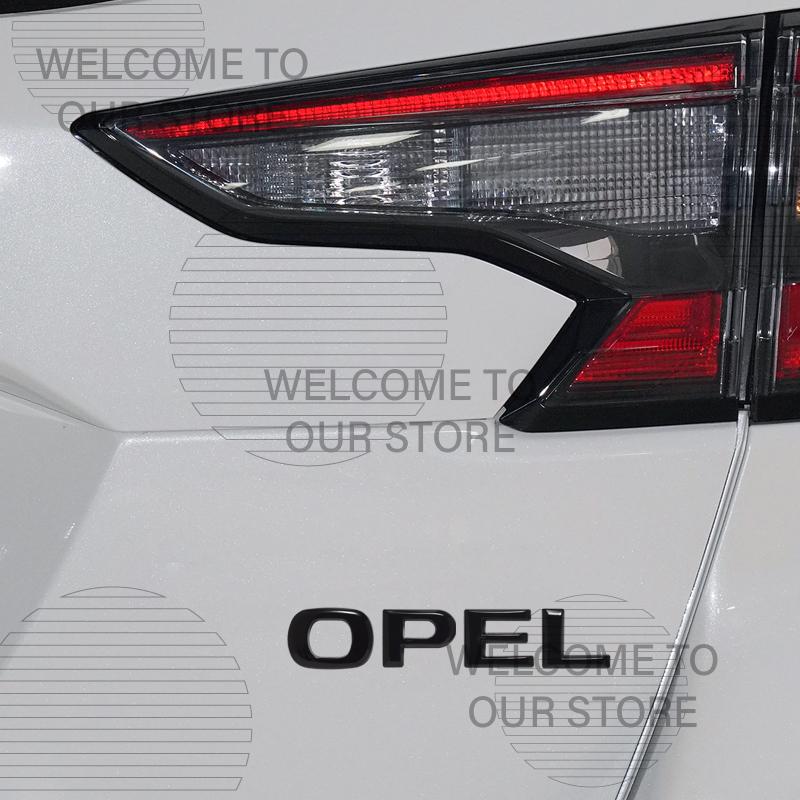 Car Decor Metal For Corsa Opel OPC Zafira Mokka Insignia Calibra Letter Emblem 3D Sticker Accessories Tail Rear Trunk Decals