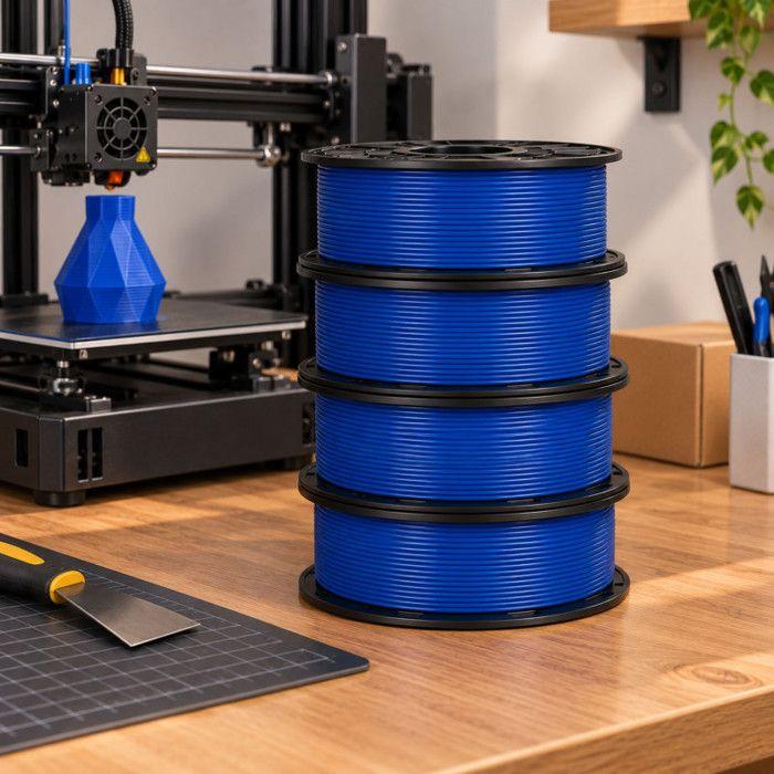 Filament PLA Bleu Foncé 1,75 mm 1 kg – Impression 3D FDM / FFF – 190 à 230 °C