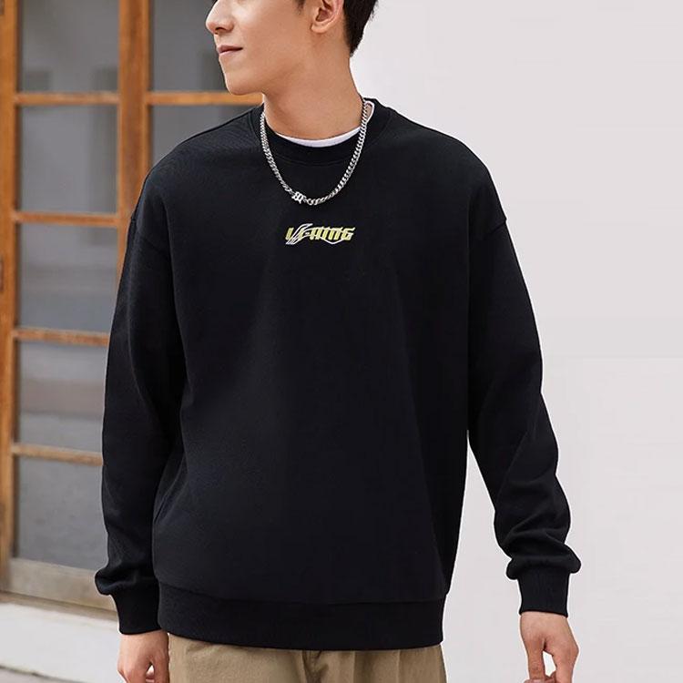 Свитшот Li Ning Sports Life Collection Унисекс Черный AWDS587-1
