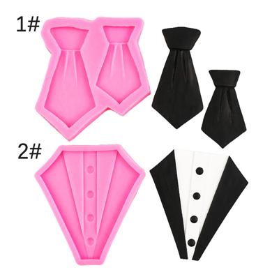 Усы, банты, галстук, День отца, силиконовая форма для сахарной пудры, шоколадные кексы, формы для выпечки, инструменты для помадки