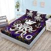 Popular Halloween Skeleton Three-Piece Mattress Bedding Four-Piece Mattress Protective Cover Batch