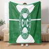Coritiba Football Club Return Flannel Blanket, Soft Polyester, Modern Design, All-Season for Camping, Travel, Gifts for holidays or birthdays