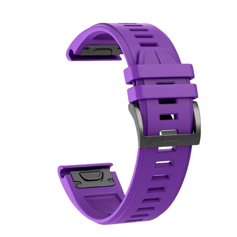 Спортивный силиконовый ремешок для Garmin Fenix E 8 47 мм 51 мм 7 7X браслет для Garmin Enduro 3/Epix Gen Pro QuickFit 22 мм 26 мм ремешок для часов