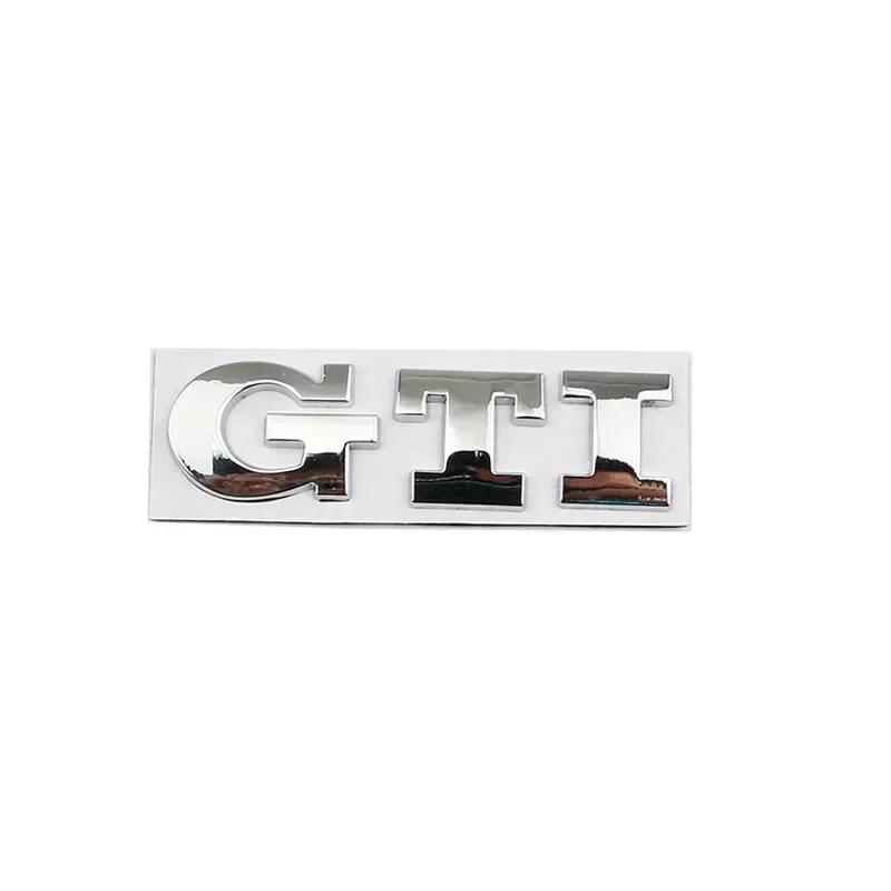 2026 Hot For VW VOLKSWAGEN for Volkswagen VW Metal GTI Logo Car Rear Trunk Emblem Side Sticker Golf 4 5 6 7 8 Polo Jetta Tiguan