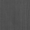 Solid Wood Bed Gray Pine 200x200 cm
