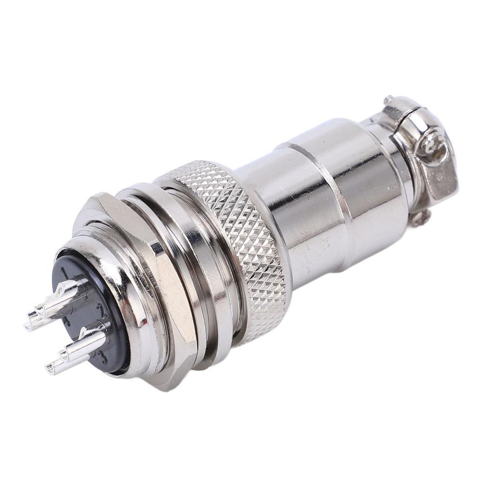 2 шт. 4-контактный авиационный разъем GX20, корпус из цинкового сплава, штекер, гнездо, круглый адаптер, аудио