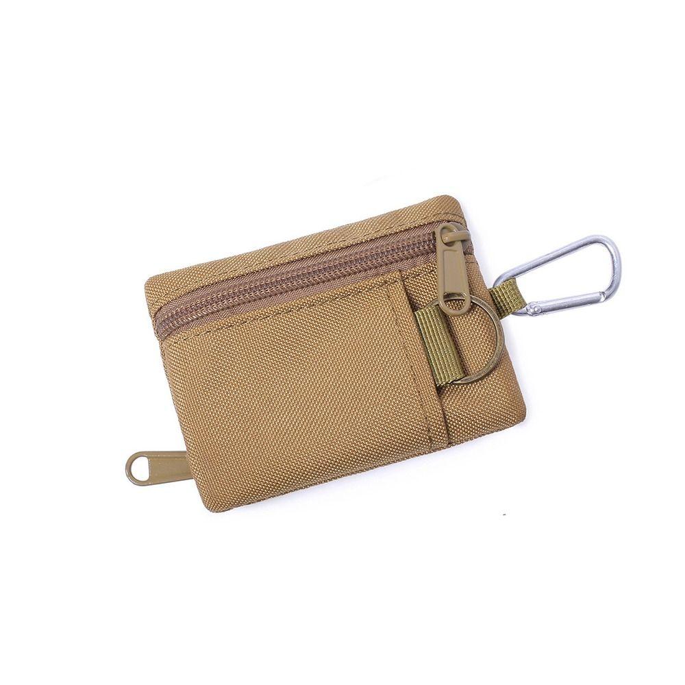 Модная EDC Сумка-кошелек на молнии с креплением Molle, Брелок, Наружная сумка для мобильного телефона, Наушников, EDC Снаряжение для мужчин