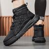 Men's Retro Leisure Shoes Autumn/ Winter Cow Split Leather Men Boots Comfortable Motorcycle Boots Winter Boots