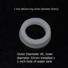 O Ring 20/25/32/47/58/70mm Sealing Ring Silicone Coil Waterproof O Ring Seal for Solar Water Heaters Vacuum Tube Solar Seal Ring