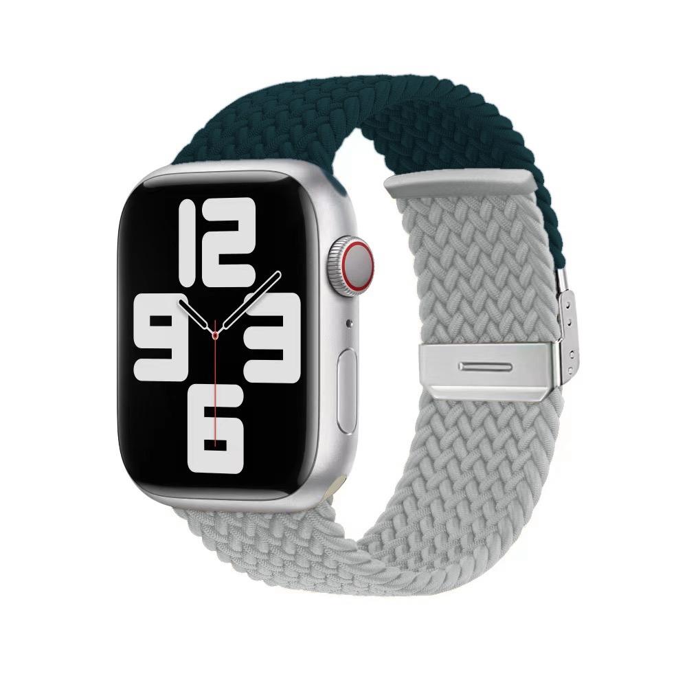 Плетеный ремешок Solo Loop для Apple Watch Band 44 мм, 40 мм, 45 мм, 41 мм, 42 мм, эластичный нейлоновый браслет Correa, iWatch Series 4 5 se 6 7 3 8