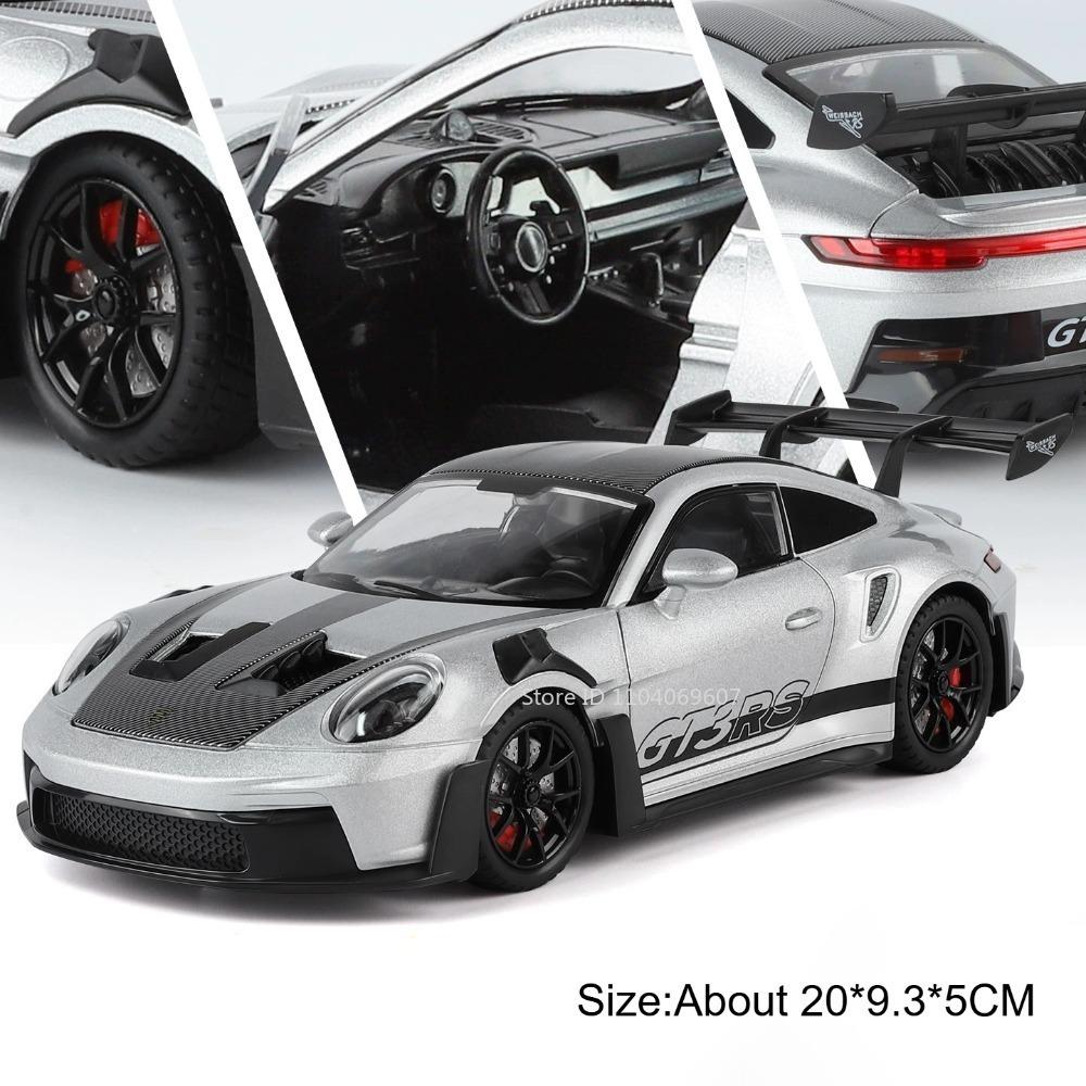 1:Масштаб 24 911 GT3 RS Миниатюрная модель спортивного автомобиля Игрушки Сплав Литье под давлением Двери Открываются Оттянуть Назад Амортизация Симуляция Суперкары